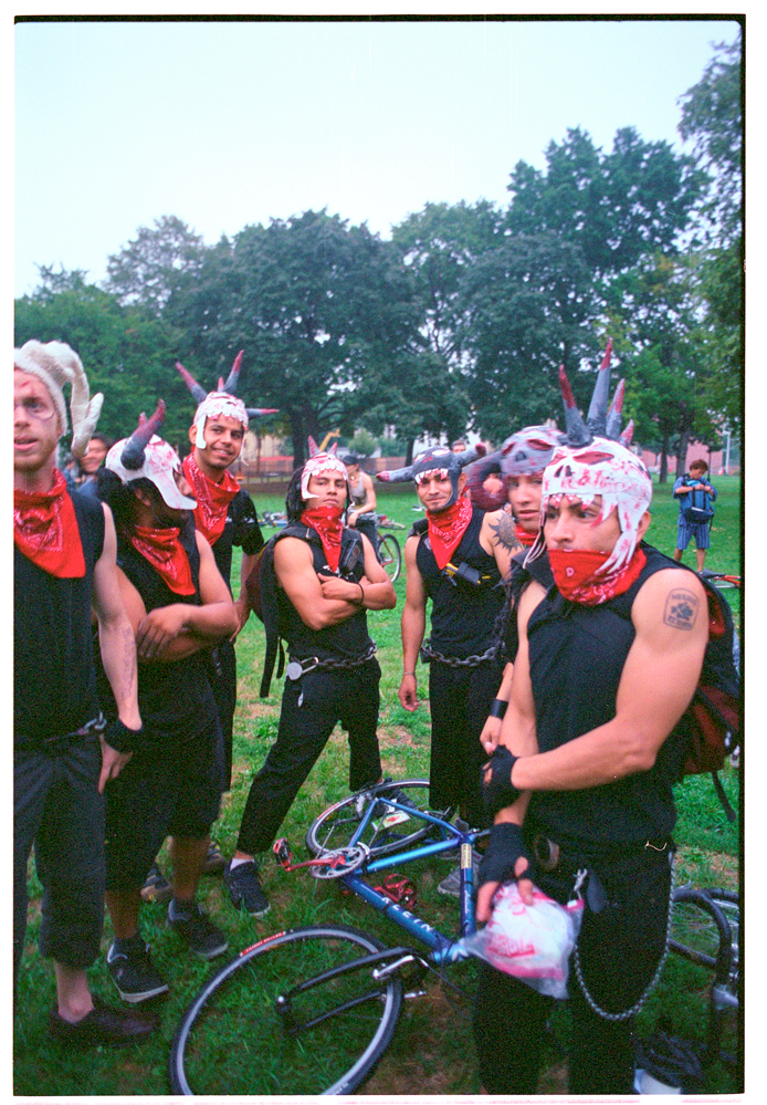 Photograph of Bicycle Gang