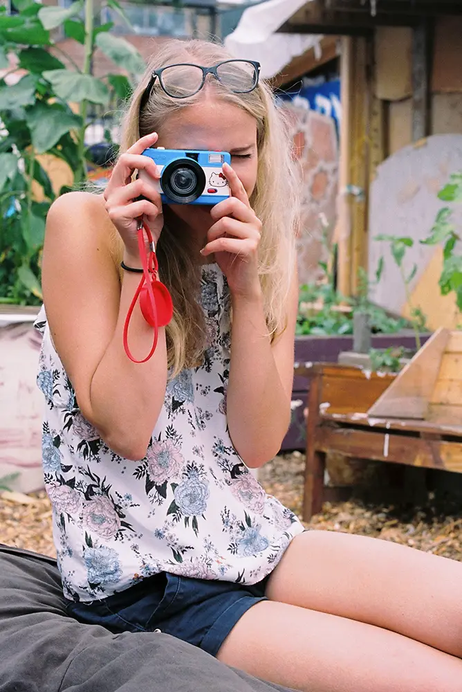 Sun beds in the morning.