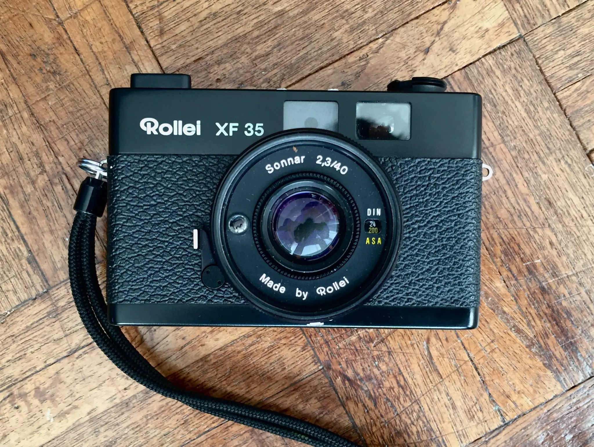 close up detail of van headlights