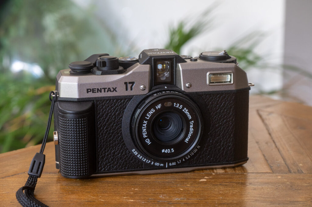Pentax 17 front on view