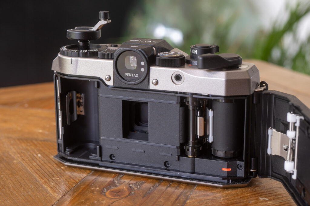 Pentax 17 back open