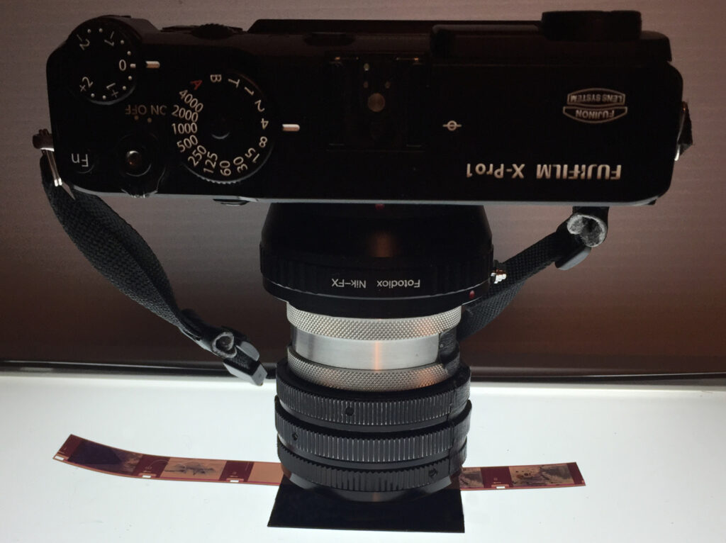 110-film scanning setup