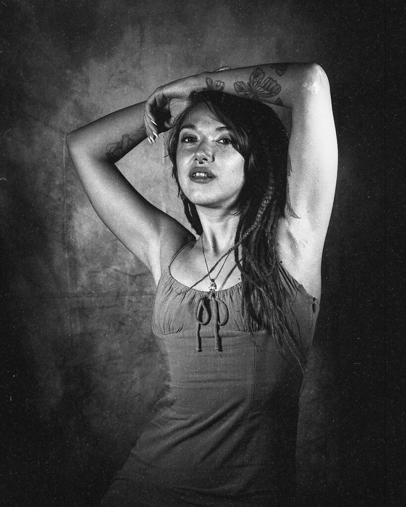Model Kirsty May at ARB.