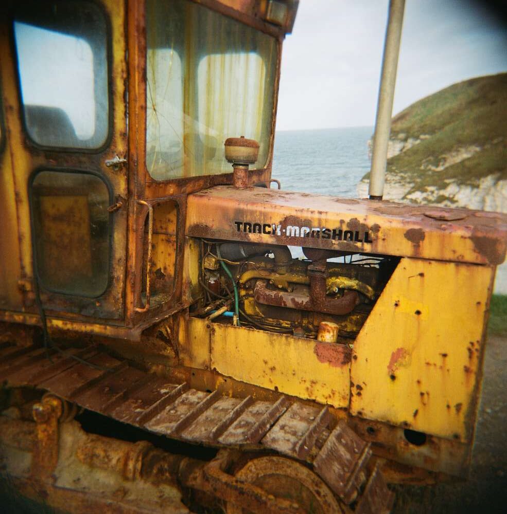 North landing rusty tractor