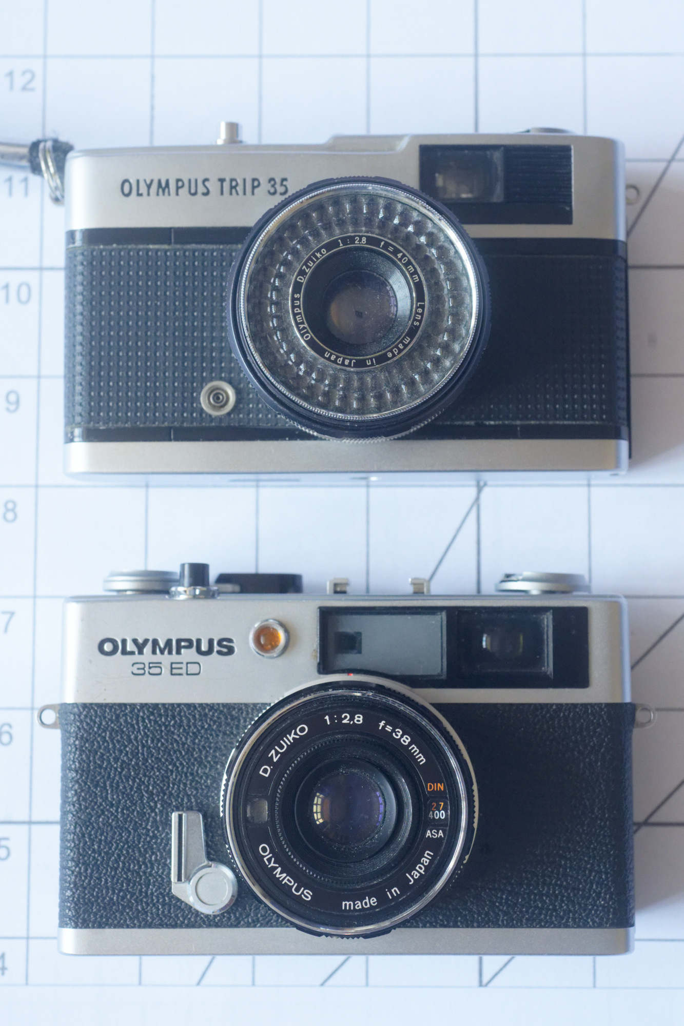 Olympus Trip 35 and 35ED - Budget Compacts - a Review