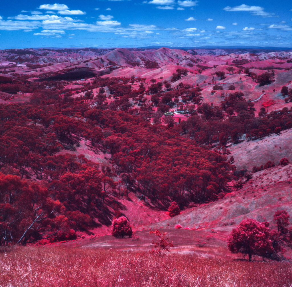 Murchison Gap Lookout, Central Victoria. Hasselblad 503 CX and 80mm f/2.8. Mid Yellow Filter.