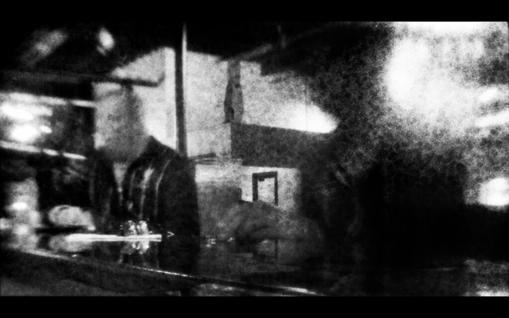 Two men drinking at a pub