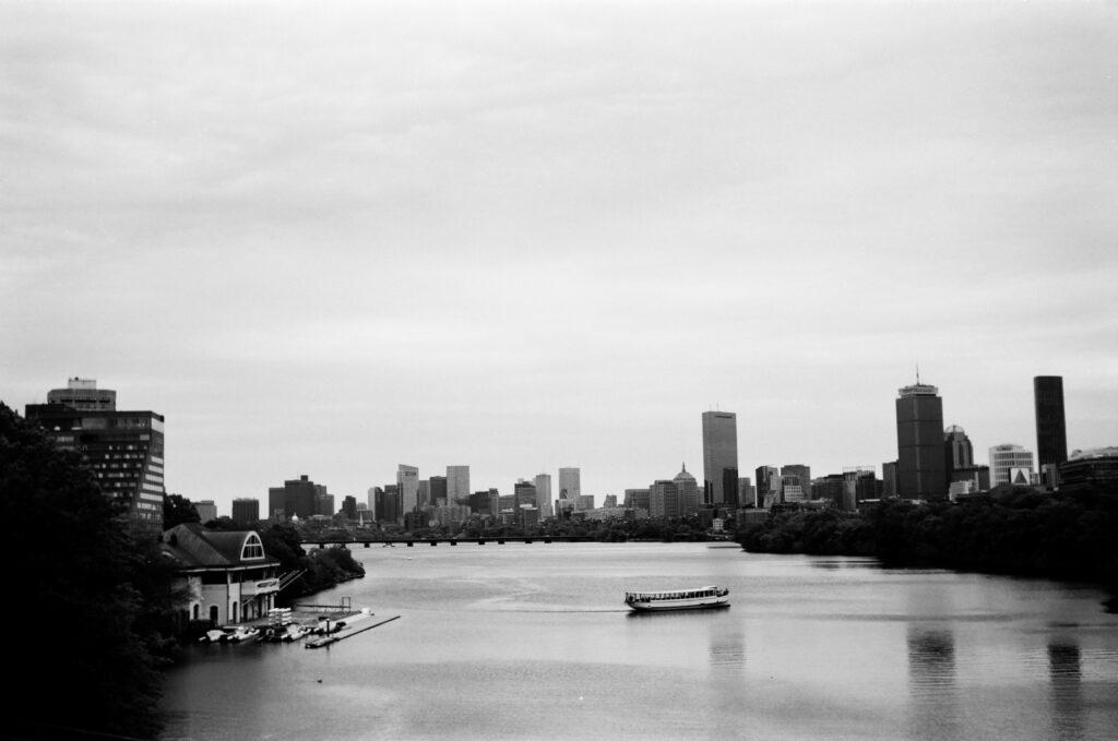 The Charles River overcast