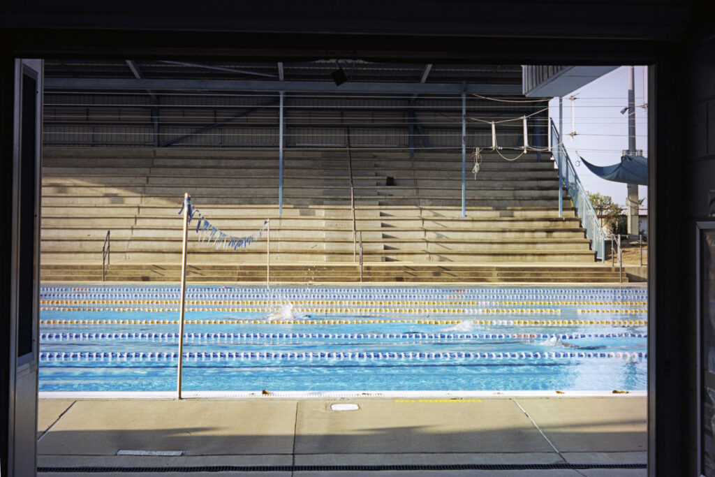 Pool entrance