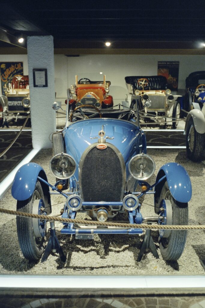 Bugatti Type 40 photographed at the Gianadda foundation (Martigny - Switzerland) with a Minox 35 GT and Silbersalz 500T film