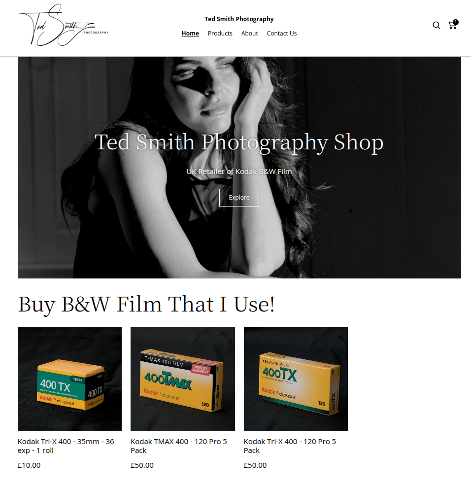Ted-Smith-Photography-Film-Shop-Screenshot