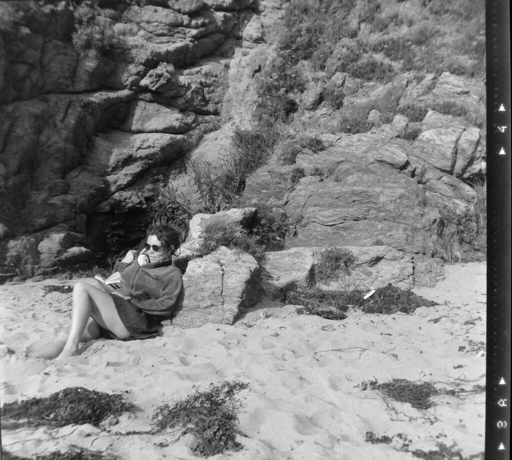 Camille on the beach