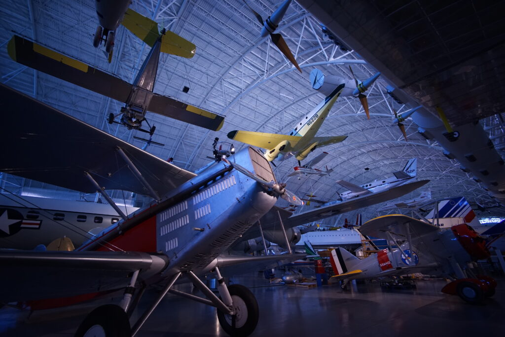 Planes in a hanger