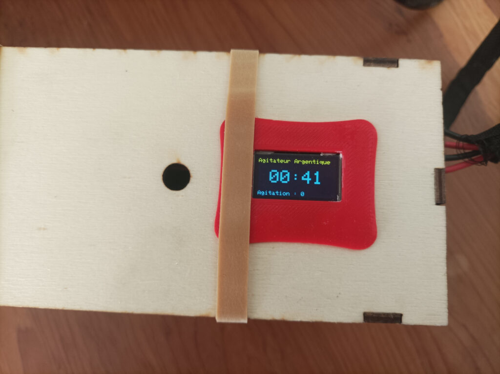 OLED screen of my DIY rotator