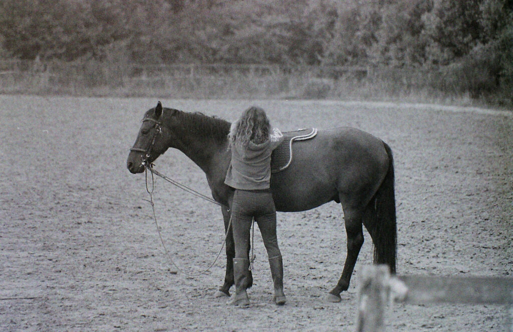 Camille and his horse
