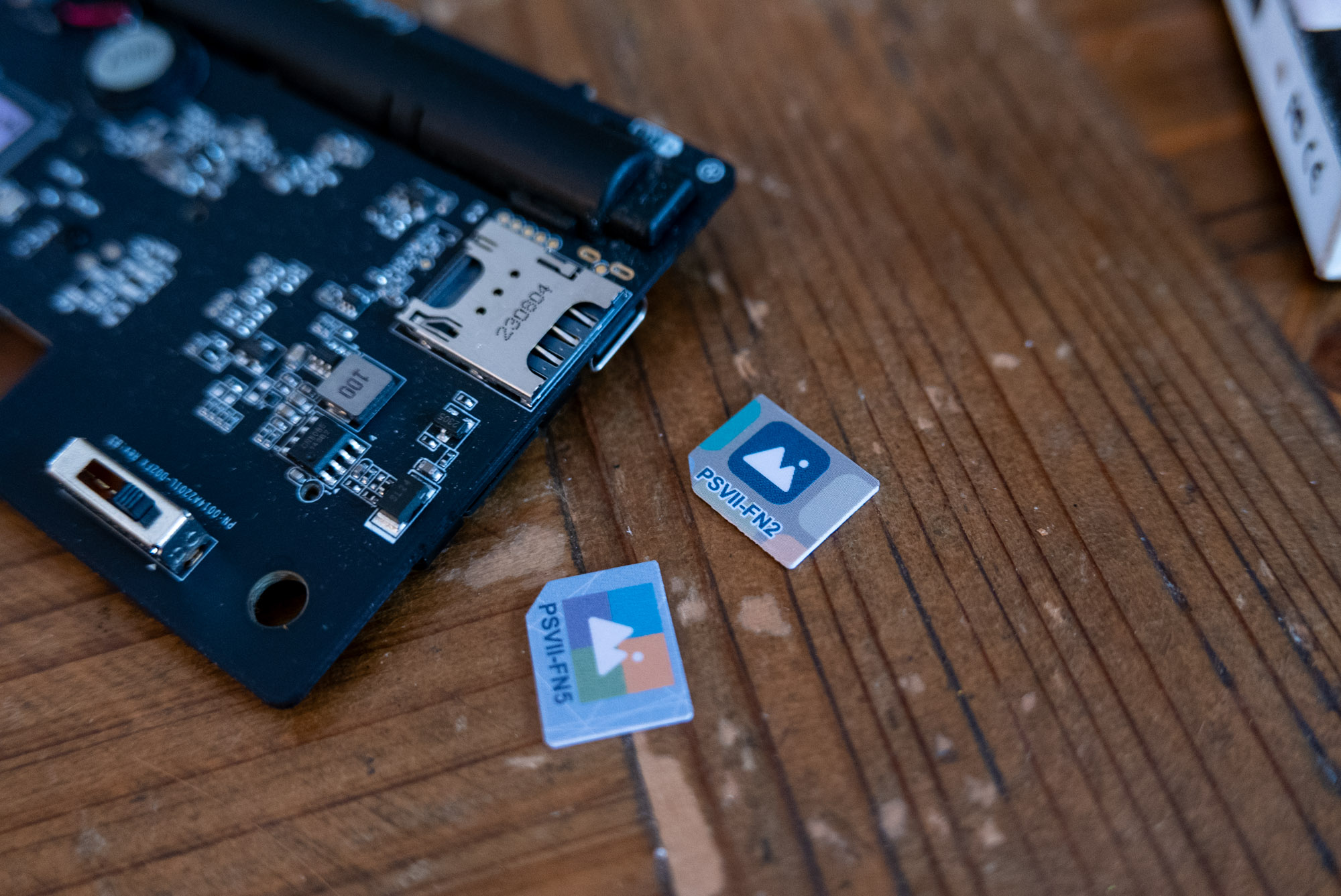 The front of a motorbike.